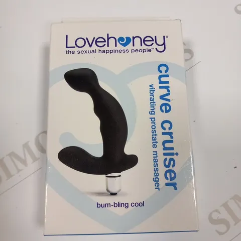 BOXED LOVE HONEY CURVE CRUISER VIBRATING PROSTATE MASSAGER