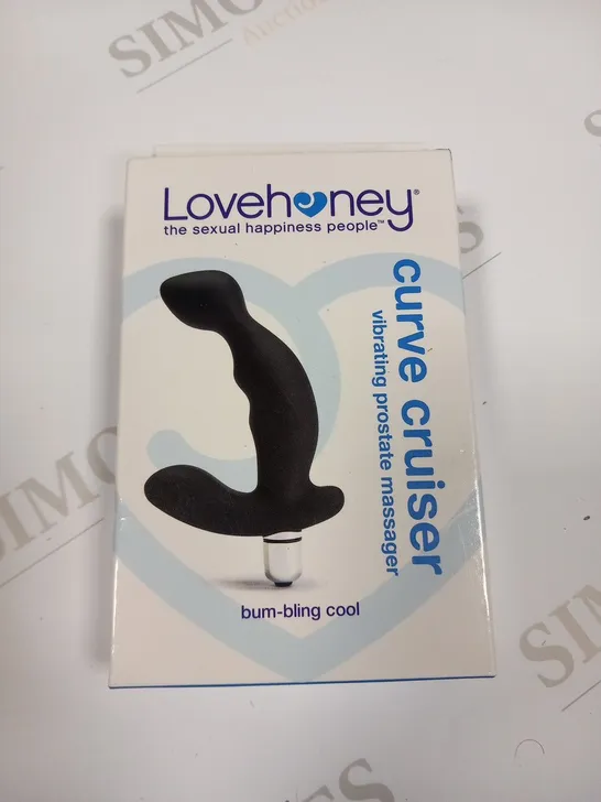 BOXED LOVE HONEY CURVE CRUISER VIBRATING PROSTATE MASSAGER