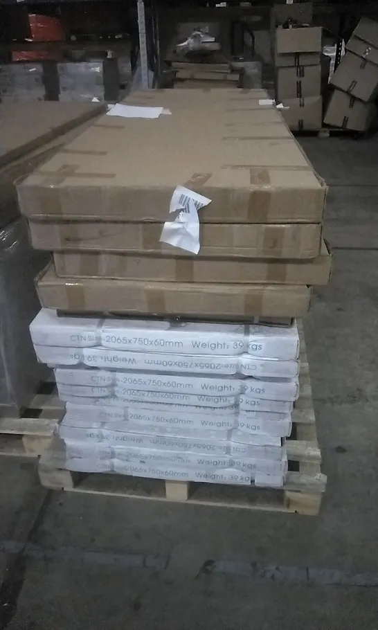 PALLET OF APPROX 15 ASSORTED SHOWER SCREENS TO INCLUDE TRINITY PREMIUM, NUIE PACIFIC AND AQUALINE