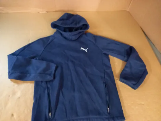 PUMA NAVY HOODIE - 13/14 YEARS