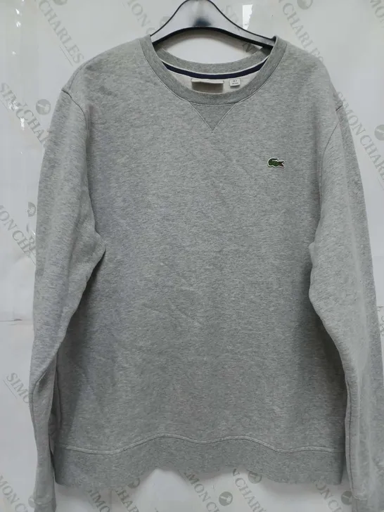 LACOSTE SPORT JUMPER IN GREY - US XXL