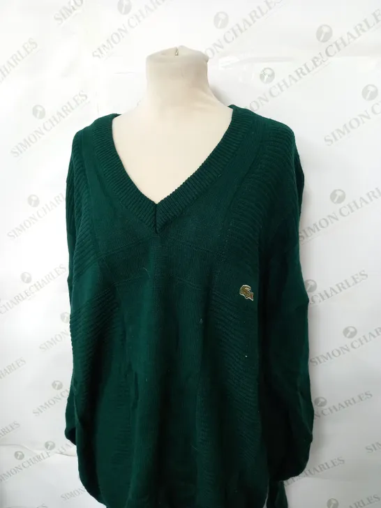 LACOSTE KNITTED SWEATSHIRT SIZE XL