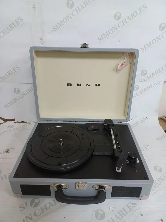 BOXED BUSH CLASSIC TURNTABLE GREY 