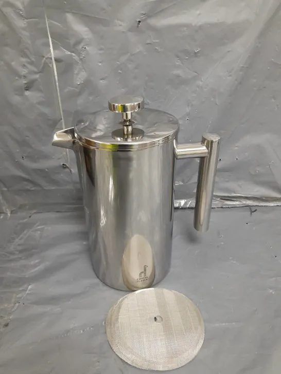 BOXED STAINLESS STEEL COFFEE PRESS 