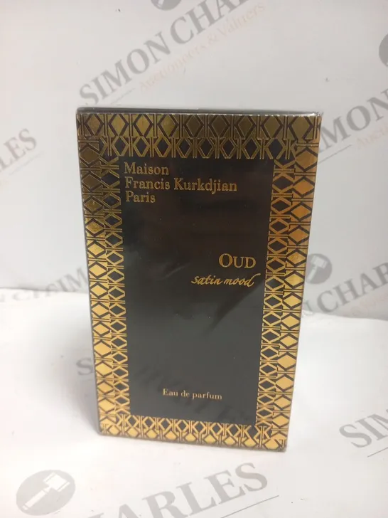 BOXED AND SEALED MAISON FRANCIS KURKDJIAN OUD SATIN MOOD EAU DE PARFUM 70 ML 