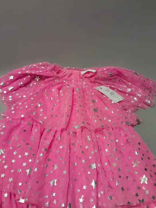 M&S BRIGHT STAR DRESS - UK 7-8 YEARS