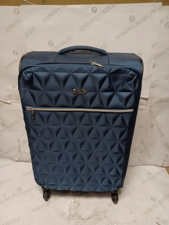 JEWEL 4 WHEEL SOFT MEDIUM SUITCASE - BLUE RRP £84.99