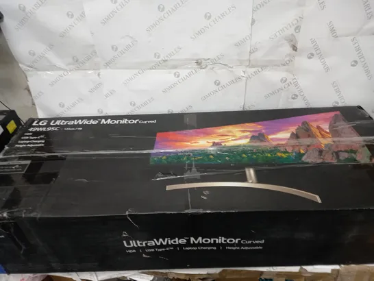 LG ULTRAWIDE MONITOR CURVED BOXED 