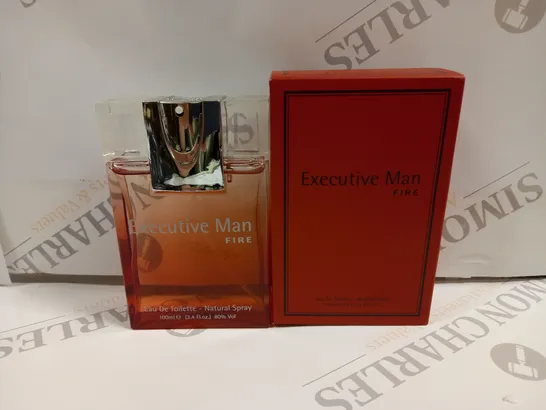 BOXED LAURELLE EXECUTIVE MAN FIRE EAU DE TOILETTE SPRAY 100ML