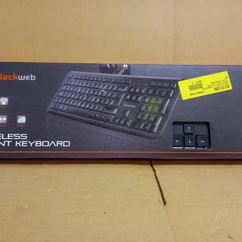 BLACKWEB WIRELESS MEMBRAIN KEYBOARD