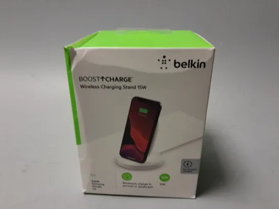 BOXED AND SEALED BELKIN BOOST CHARGE WIRELESS CHARGING STAND 15W