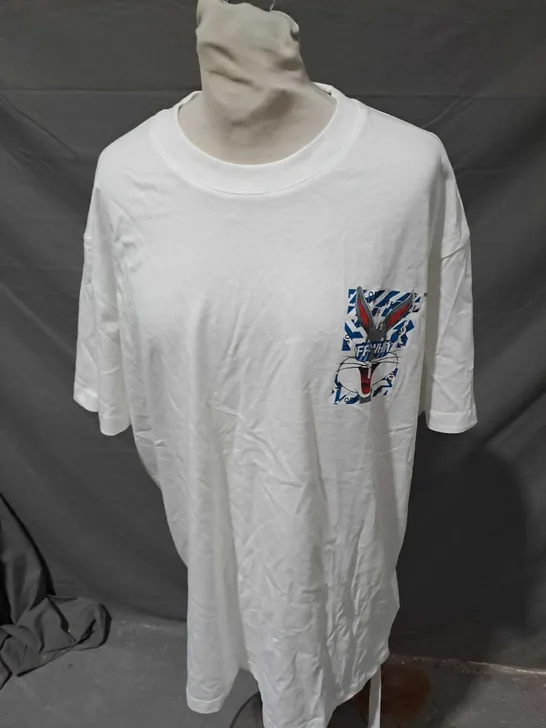 OFF-WHITE BUG BUNNY GRAPHIC T-SHIRT SIZE XL