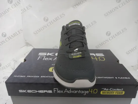 SKETCHERS MENS FLEX TRAINER GREY SIZE 10UK (MENS)