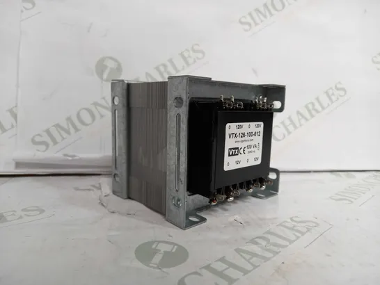 VIGORTRONIX VTX-126-200-612 CHASSIS MAINS TRANSFORMER 200VA 2X 0-12V