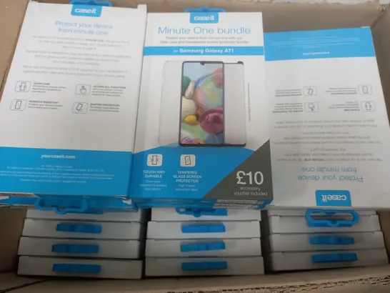 BOX OF APPROX 80 CASE IT MINUTE ONE BUNDLE FOR SAMSUNG GALAXY A71