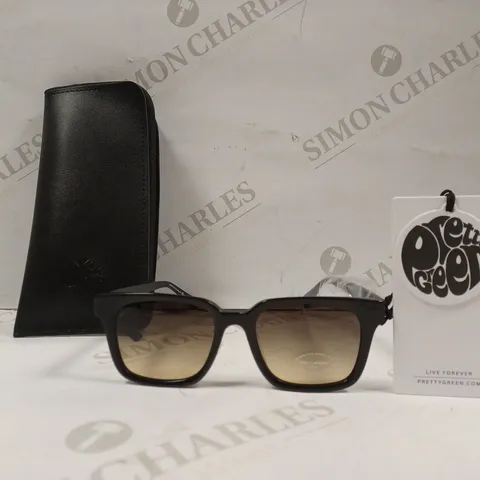 SEALED PRETTY GREEN SQUARE FRAME ACETATE SUNGLASSES