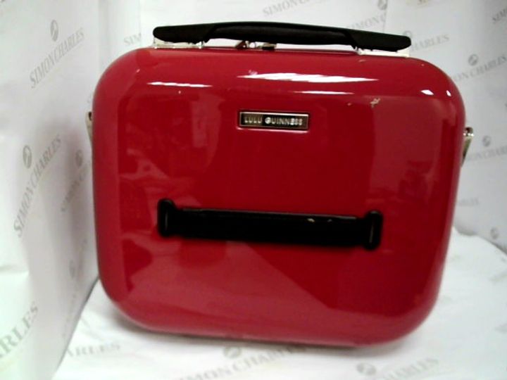 lulu guinness red vanity case