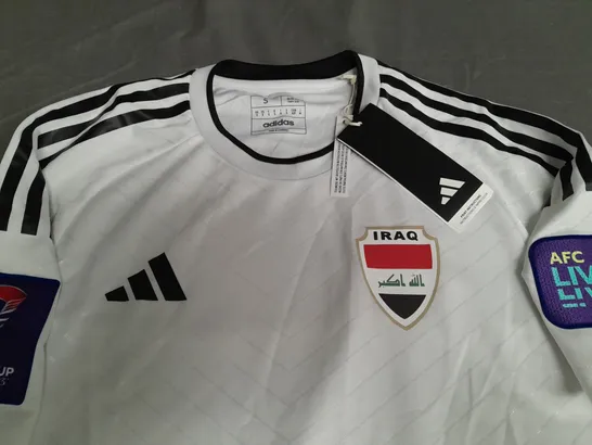 IRAQ ADIDAS FOOTBALL SHIRT - UK S