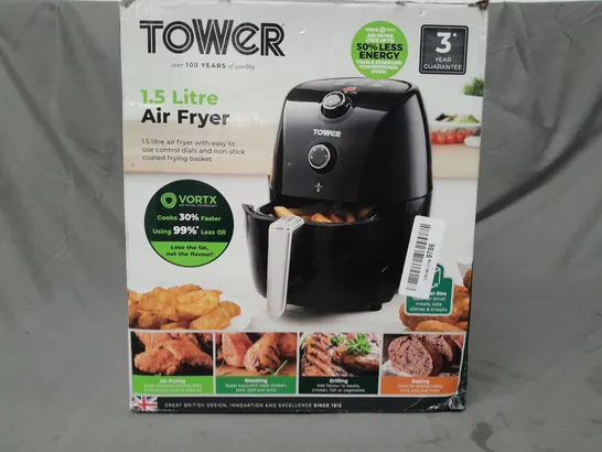 BOXED TOWER 1.5 LITRE AIR FRYER