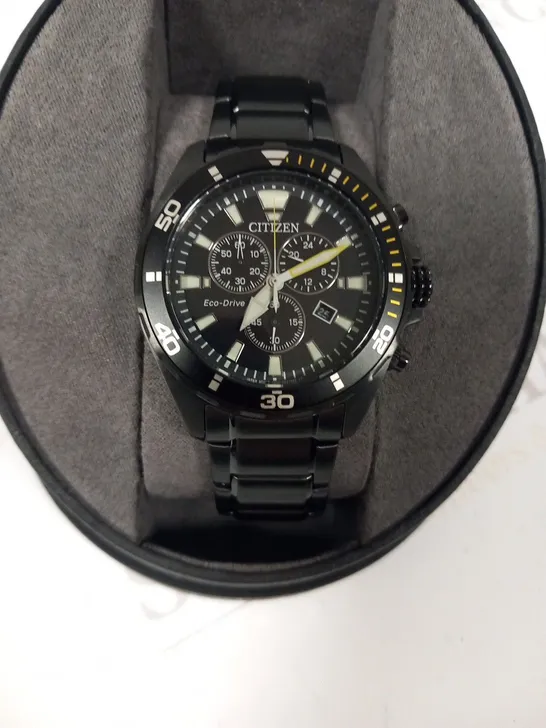 BOXED CITIZEN ECO-DRIVE MENS CHRONOGRAPH 