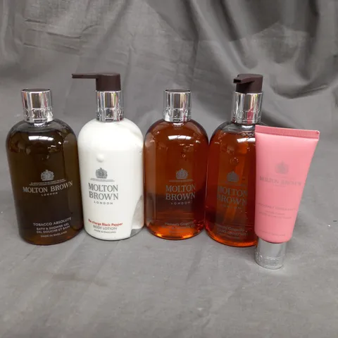 MOLTON BROWN 5 PIECE LUXURY HAND & BODY WASH COLLECTION - COLLECTION ONLY