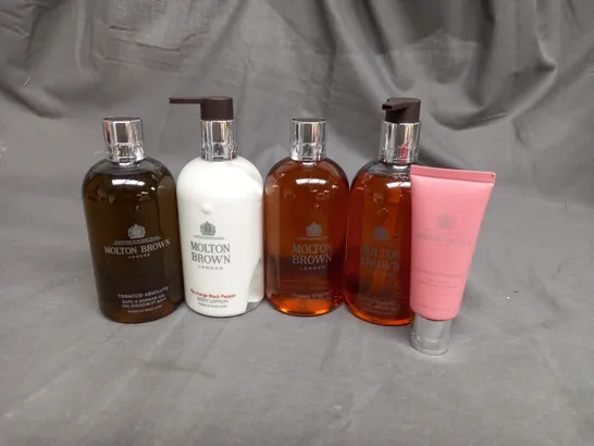 MOLTON BROWN 5 PIECE LUXURY HAND & BODY WASH COLLECTION - COLLECTION ONLY