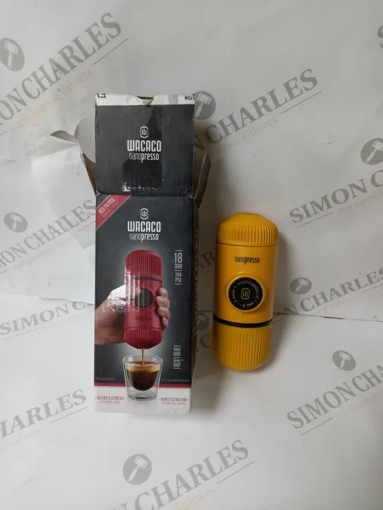 BOXED WACACO NANOPRESSO RED PATROL COFFEE MAKER