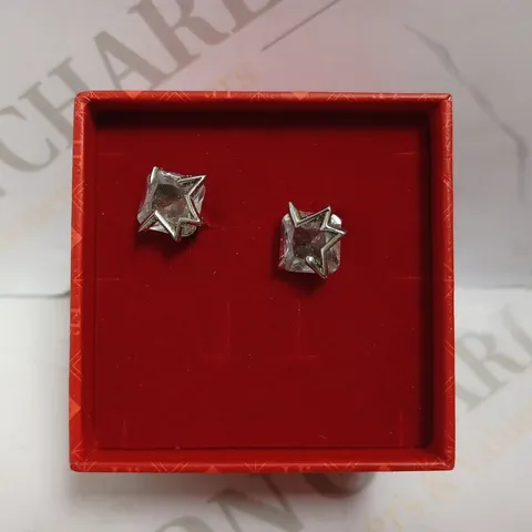 HISTOIRE D`OR SILVER EARRINGS WITH SPARKLE STONE