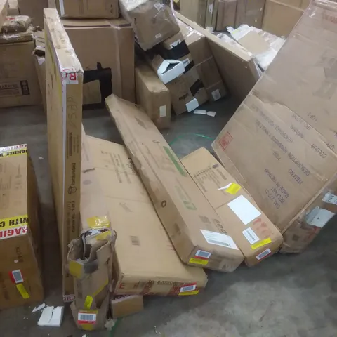 BOXED PARTS FOR VARIOUS DINING TABLES, CHAIRS, DRAWERS AND BEDS