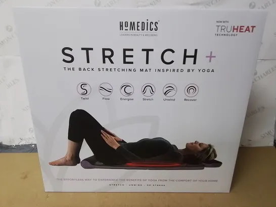 BOXED AS NEW HOMEDICS STRETCH+ BACK STRETCHING MATS