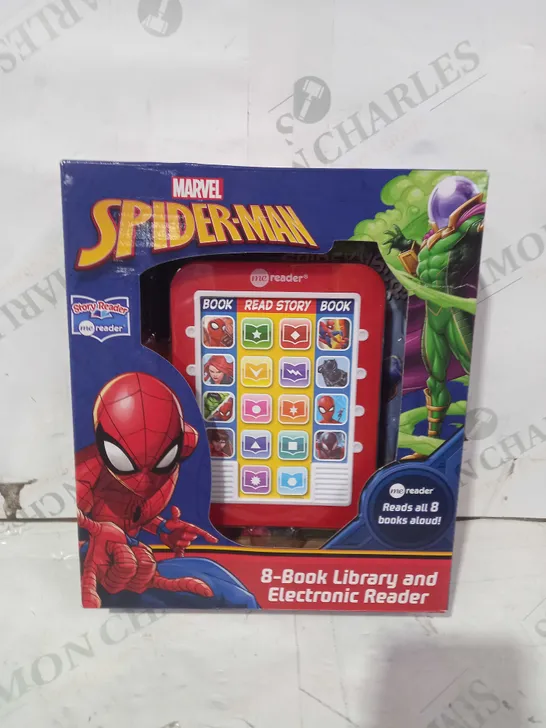 MARVEL SPIDER-MAN 8-BOOK LIBRARY AND ELECTRONIC READER