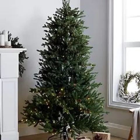 BOXED KELLY HOPPEN KENSINGTON FIR CHRISTMAS TREE - 8FT NATURAL / COLLECTION ONLY 