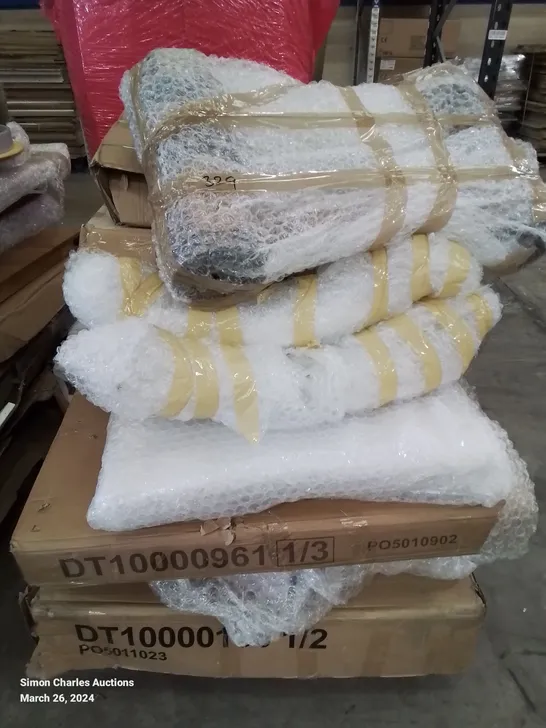 PALLET OF ASSORTED FLAT PACK FURNITURE PARTS