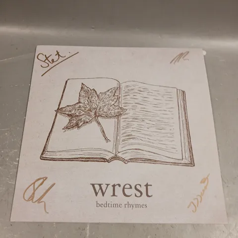 WREST BEDTIME RHYMES SIGNED VINYL 