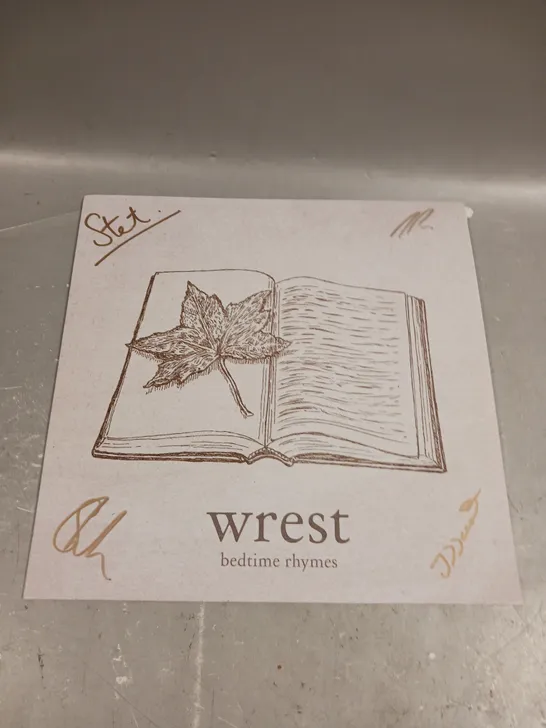 WREST BEDTIME RHYMES SIGNED VINYL 