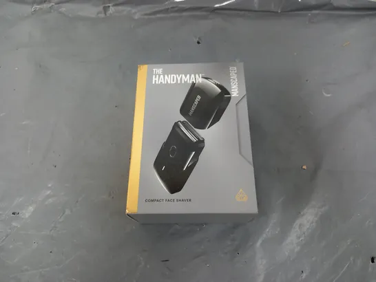 BOXED MANSCAPED THE HANDYMAN COMPACT FACE SHAVER 