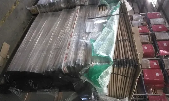 PALLET OF APPROXIMATELY 60 BOXED SQUARE PLASTIC SHEETS