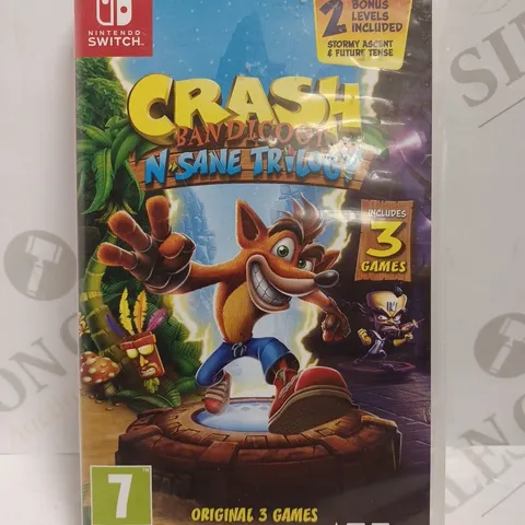 NINTENDO SWITCH CRASH BANDICOOT N-SANE TRILOGY