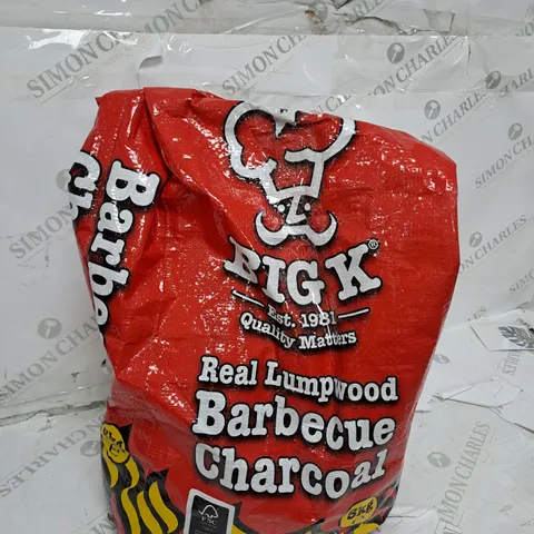 BIG K REAL LUMPWOOD BARBECUE CHARCOAL - 5kg