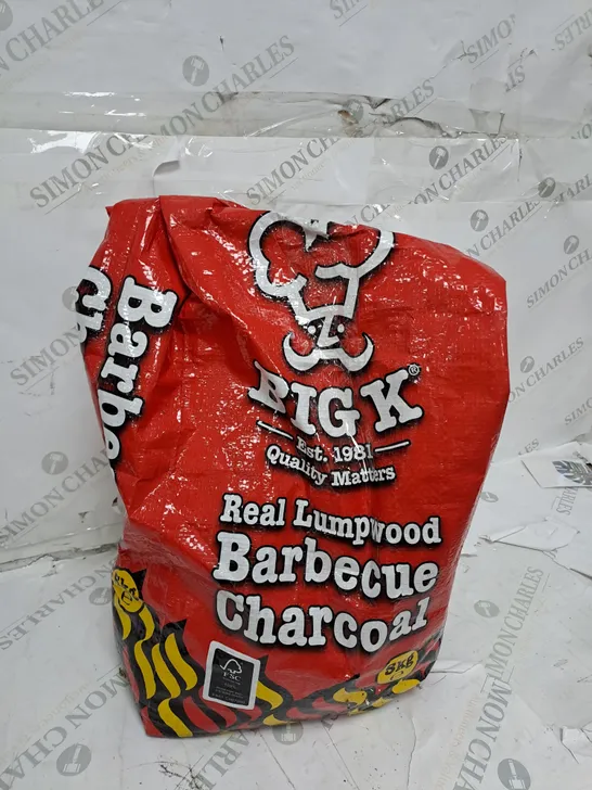 BIG K REAL LUMPWOOD BARBECUE CHARCOAL - 5kg