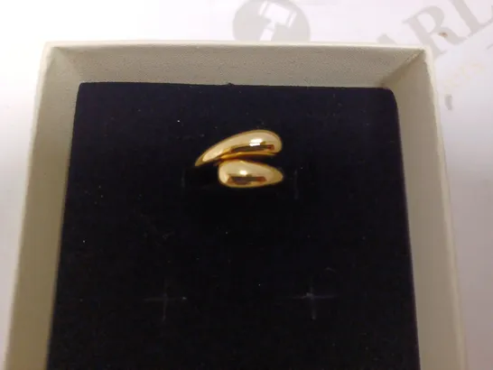 UMILELE GOLD EFFECT LOOP RING