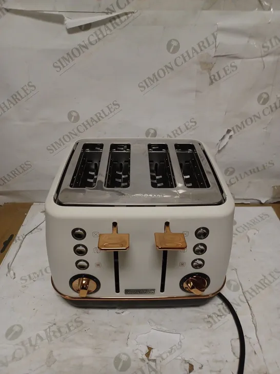 MORPHY RICHARDS 4-SLICE TOASTER - WHITE