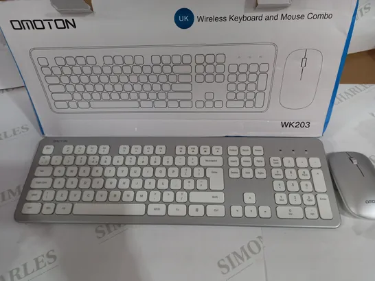 OMOTION WIRELESS KEYBOARD AND MOUSE COMBO 