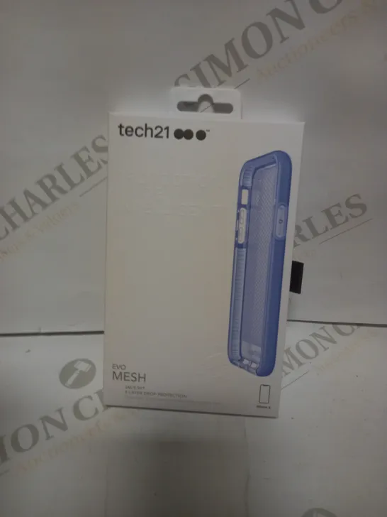 APPROXIMATELY 79 BRAND NEW BOXED TECH 21 EVO MESH IPHONE BLUE PHONE CASES