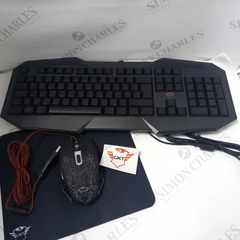 TRUST GXT788 3-IN-1 GAMING BUNDLE - KEYBOARD, MOUSE AND MOUSE MAT