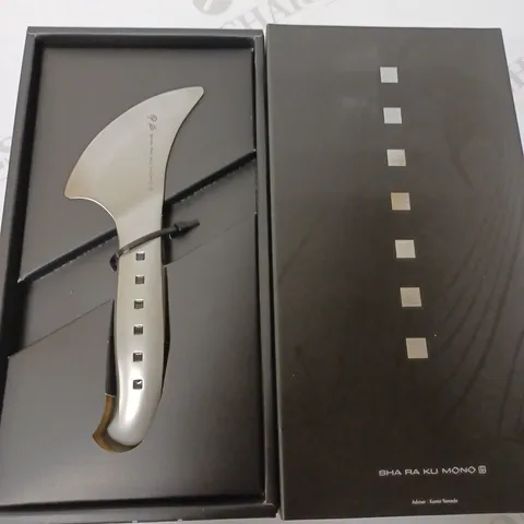 BOXED SHA RA KU MONO MOLYBDENUM VANADIUM STEEL 18-8 STAINESS STEEL FJ-10 10CM HERB KNIFE