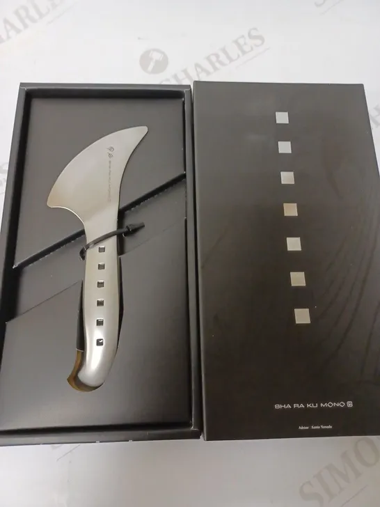 BOXED SHA RA KU MONO MOLYBDENUM VANADIUM STEEL 18-8 STAINESS STEEL FJ-10 10CM HERB KNIFE