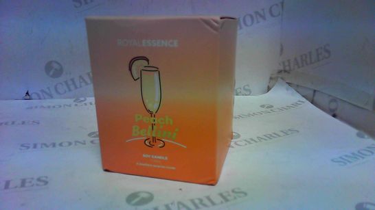 ROYAL ESSENCE PEACH BELLINI 400G CANDLE WITH JEWELLERY SURPRISE