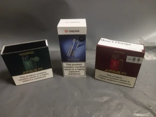 APPROXIMATELY 20 BOXED E-CIGARETTES TO INCLUDE VOOPOO AND ASPIRE ETC