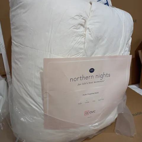 PUR FEATHER BY NORTHERN NIGHTS EXTRA DEEP FEATHERED DOUBLE MATTRESS TOPPER